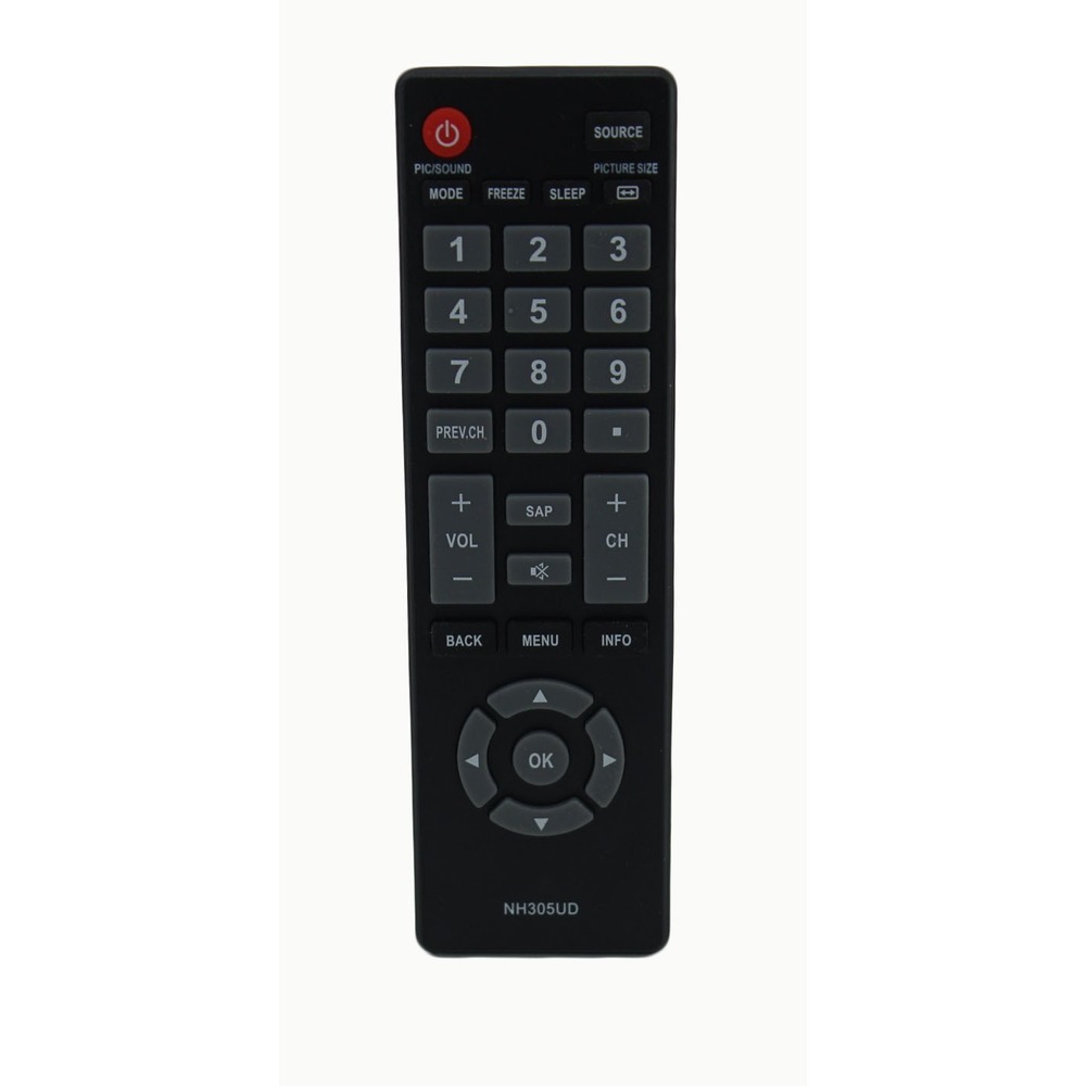 Magnavox NH305UD TV Remote Control Replacement Black Universal Television Remote